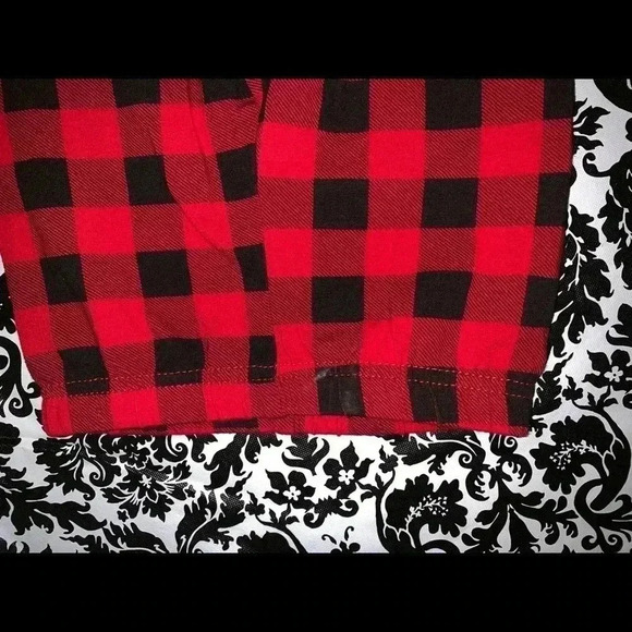 PLAID RUFFLE PANTS SIZE 3T JUST IN TIME FOR THE HOLIDAYS - Picture 4 of 7